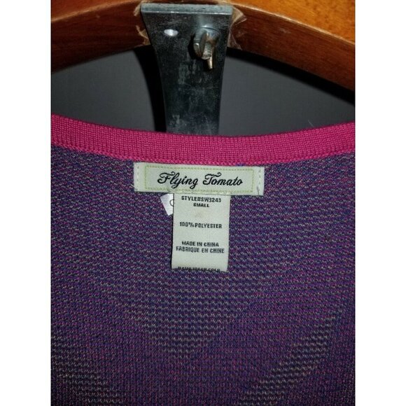 Flying Tomato Womens Knit Style Dress Aztec Design Size Small In Blue Red Beige - Picture 2 of 8